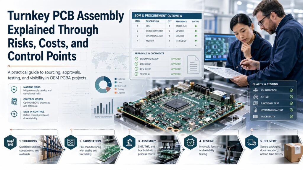 Turnkey PCB Assembly Is a Responsibility Model