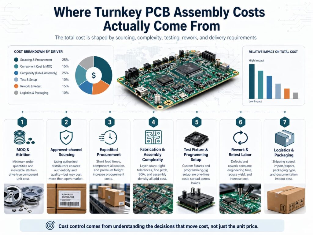 Where Turnkey PCB Assembly Costs Actually Come From