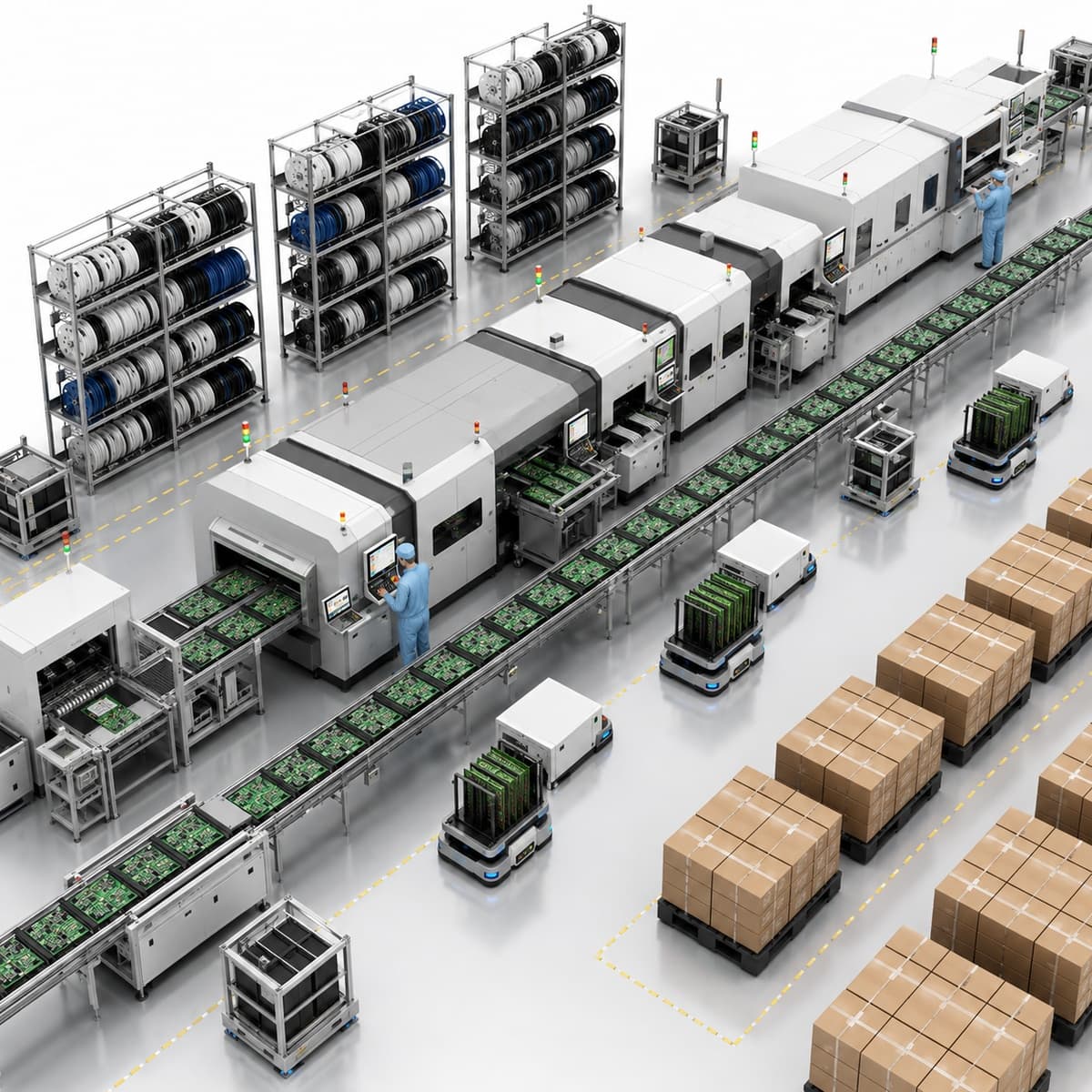 High Volume PCB Assembly Services