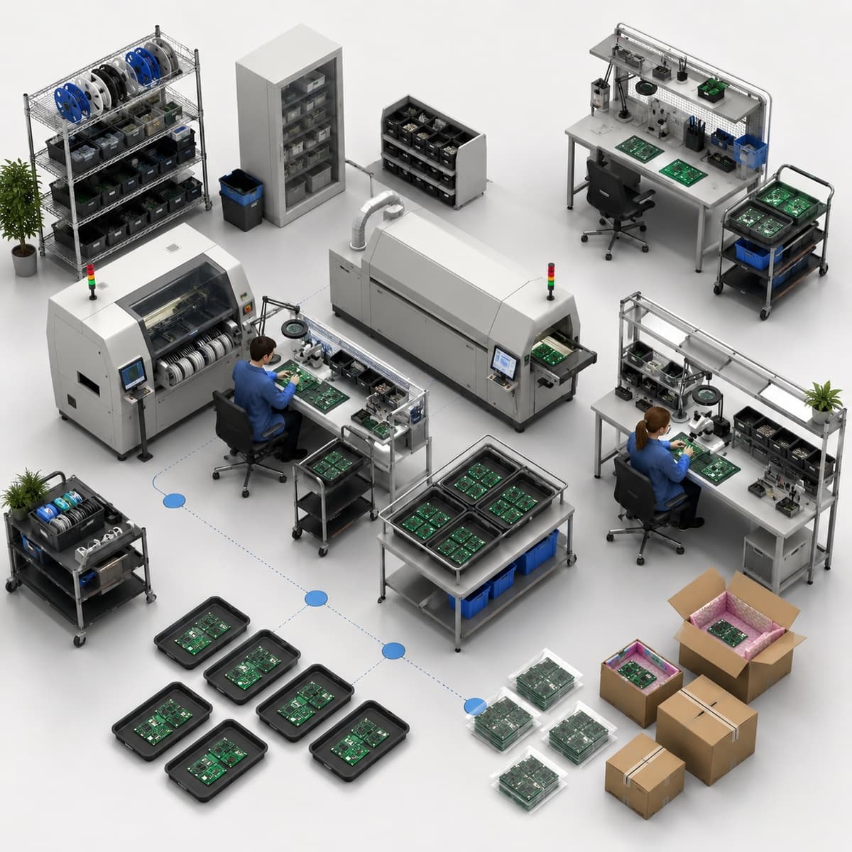 Low Volume PCB Assembly Services