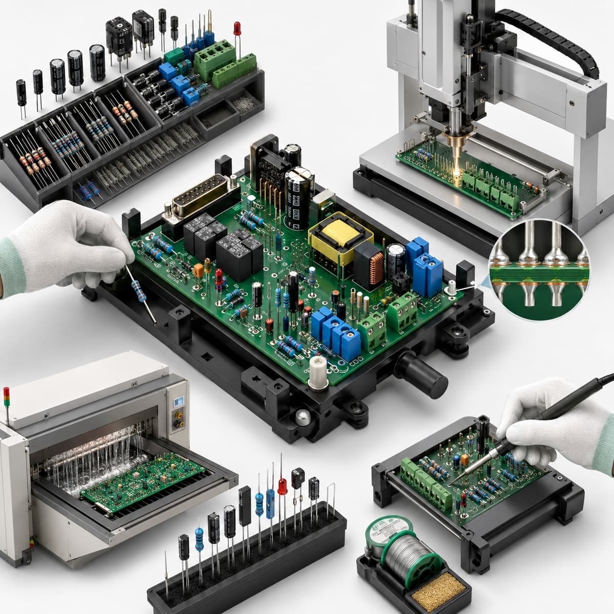 Through-Hole PCB Assembly Services