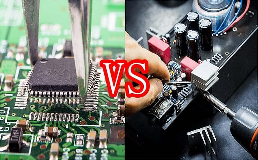 SMT vs Through Hole Assembly