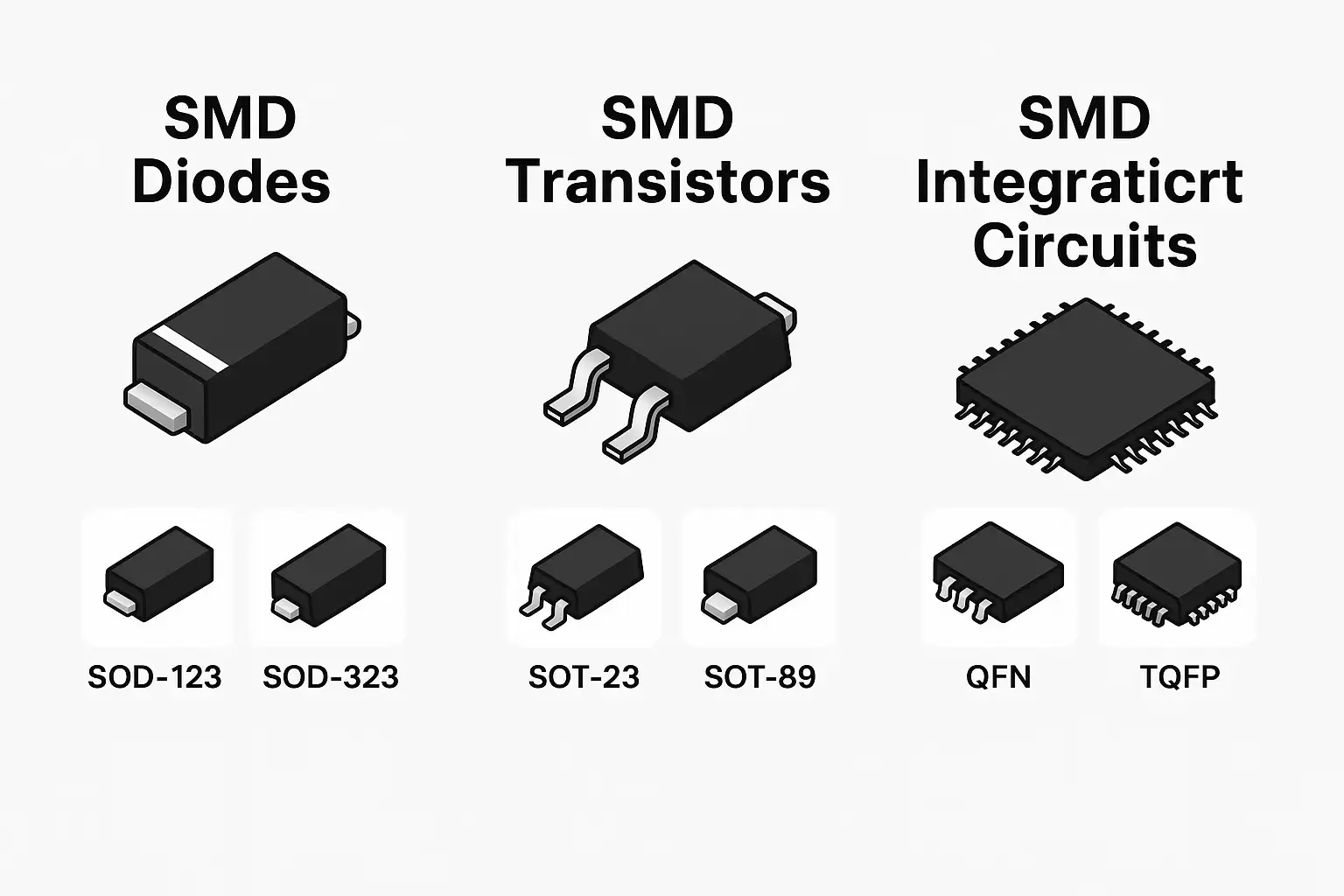 Surface Mount Component Types by Electrical Function Surface Mount Component Types by Electrical Function