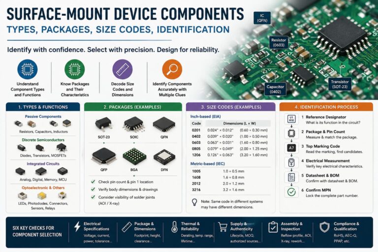 Surface-Mount Device Components: Types, Packages and ID
