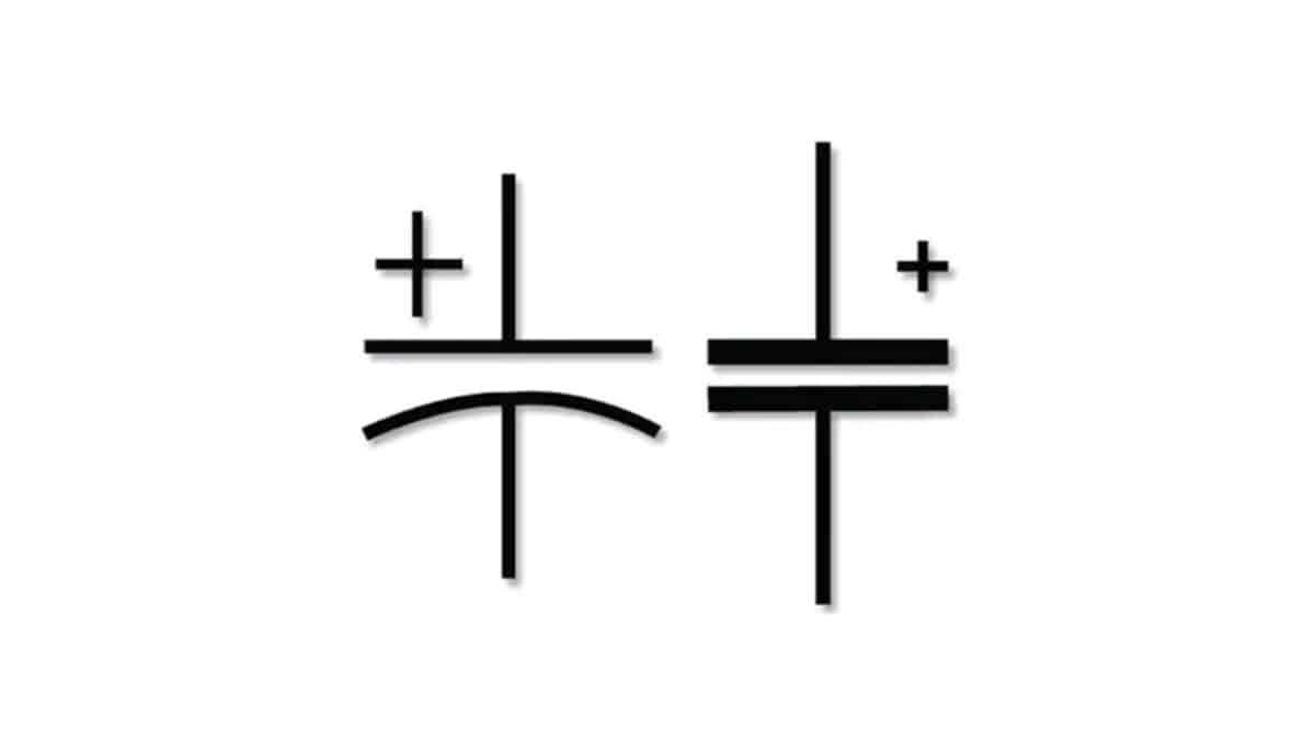 What Does a Capacitor Symbol Show?